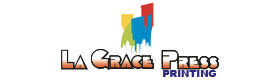 Logotype LA GRACE PRESS PRINTING