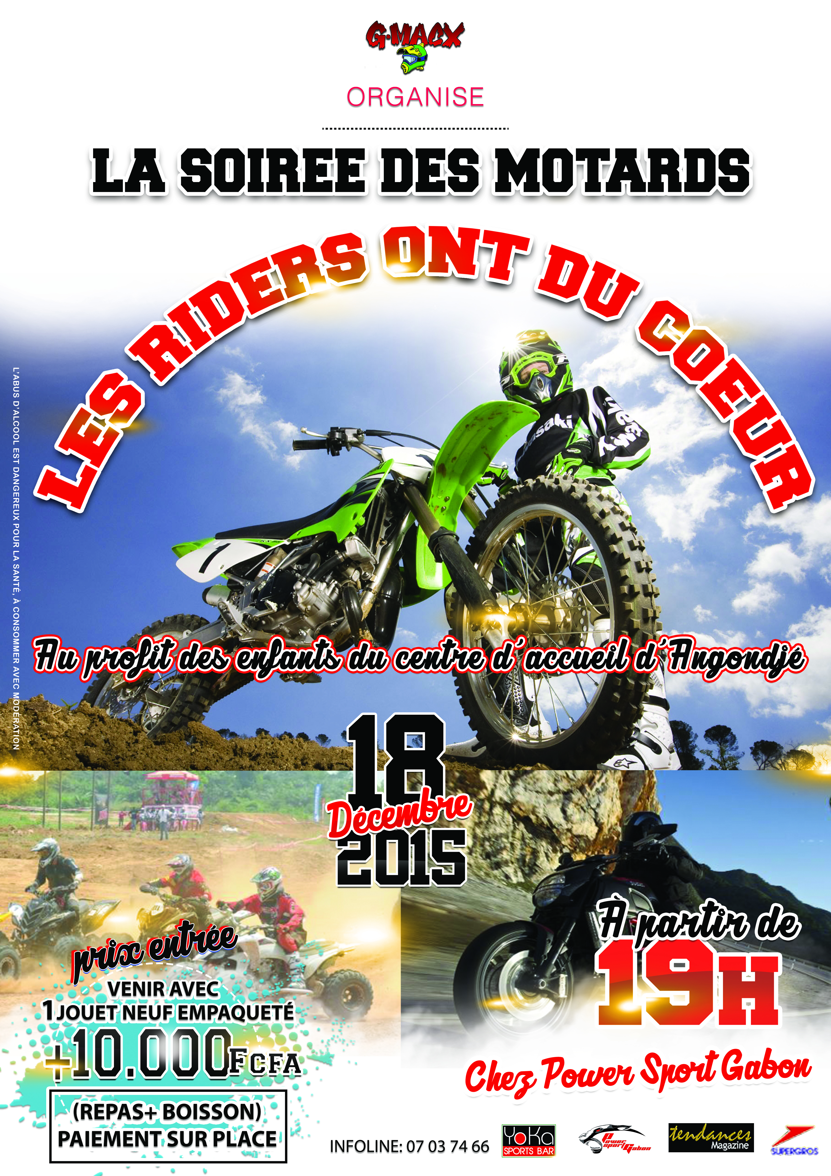 Événements à venir La soirée des Motards Le Pratique du Gabon
